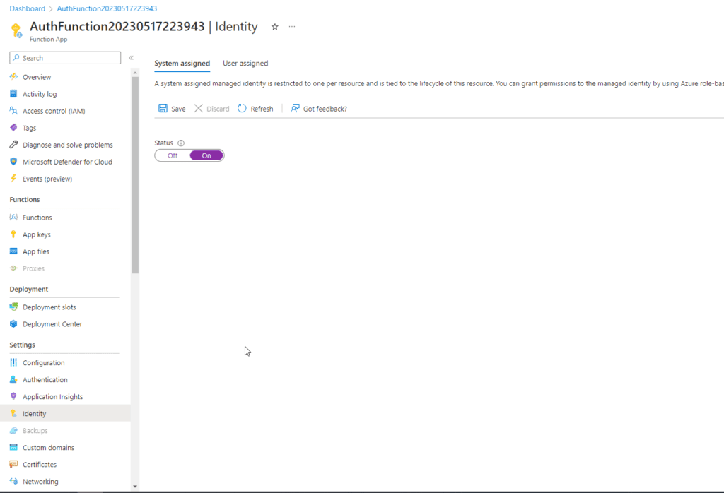 Identidad Administrada